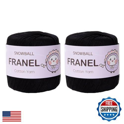 Franel Mercerized Cotton Yarn - Premium Quality Thread for Crochet, Lace, Han