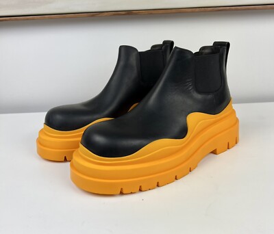 【BOTTEGA VENETA】 Tire Ankle Chelsea Boot New In Box Bottega Veneta Low Chelsea Tire Ankle Boots in