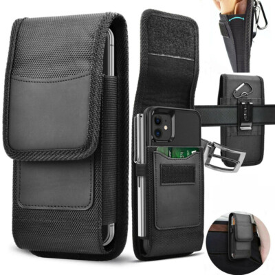 For Doogee S89 S88 Plus V20 5G Case Nylon Belt Clip Holster Phone Carrying Pouch