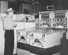 Bally Jockey Club 1941 Payout Pinball Machine Classic 8 by 10 Reprint Photograph