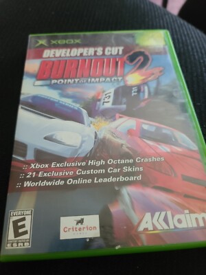 Burnout 2: Point of Impact Developer's Cut (Microsoft Xbox, 2003) CIB Complete