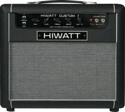 Hiwatt Custom 7 1x10 Combo Amp - Black Heavy Duty Vinyl Cover Made 