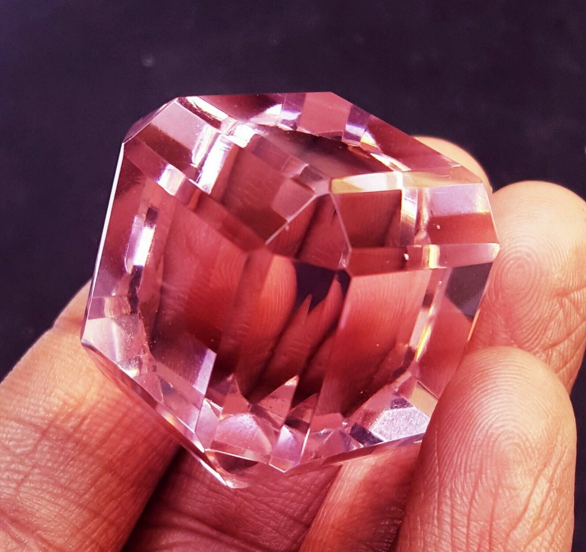 PIETRA PREZIOSA SFUSA Taglio Cubo Topazio Colore Verde Brasiliano - Foto 7