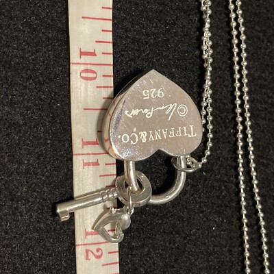 Rare Tiffany & Co Elsa Peretti 925 Sterling Silver Jumbo Heart