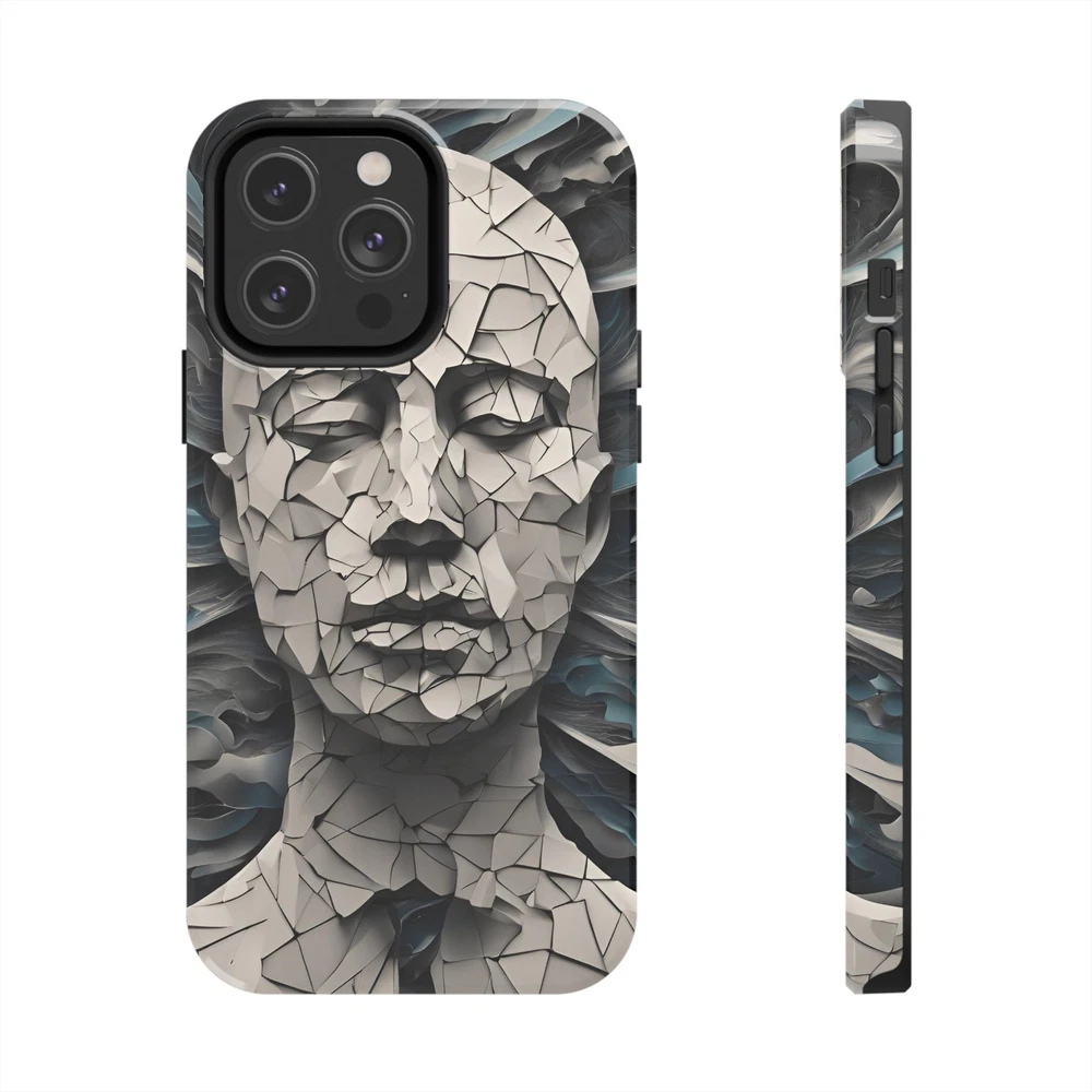 Abstract Art Surreal Man Phone Case Durable for iPhone Samsung