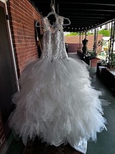 Demetrios Ivory Ball Gown Wedding Dress Size 8 New With Tags