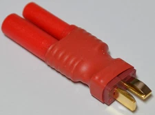 No Wires: Deans T-Plug Male to HXT 4MM Female w/ Housing for Turnigy / Gens Ace