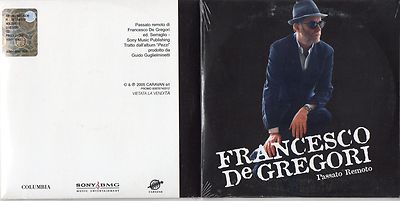 FRANCESCO DE GREGORI CD single PROMO cardsleeve 1 traccia PASSATO REMOTO sigill.