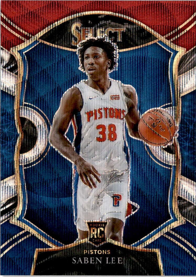 2020-21 Panini Select #97 Saben Lee Tri-Color Prizms Detroit Pistons