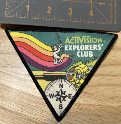 Vintage Activision Patch -  Activision Explorer's Club Pitfall