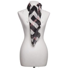 Codello, Halstuch, Schwarz/Weiß/Pink, 112 cm, 112 #4Il