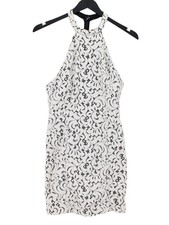 Olivaceous Bodycon Midi Dress S in White