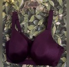 Cacique Satin Purple Bra Sz 40DDD — photo 2
