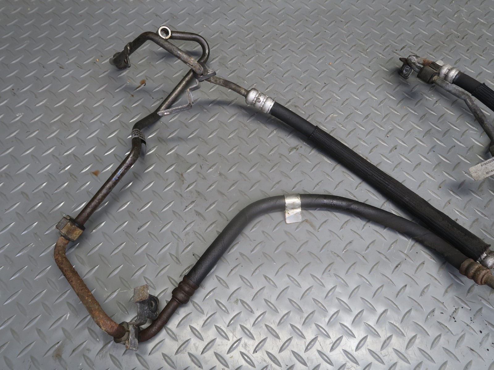 17-20 MASERATI LEVANTE 3.0L POWER STEERING HOSE PIPE LINE OIL COOLER TANK SET