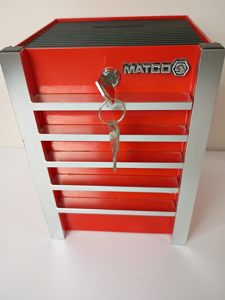 MACOCOさん Matco Mini Tool Box Bank Promotion Orange With Keys