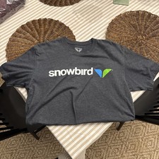 Snowbird Ski Resort Utah T-shirt Charcoal Gray Large