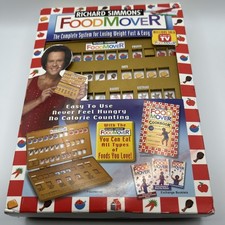Richard Simmons Food Mover Tracker With Cookbook And Instructions Calorie Cards