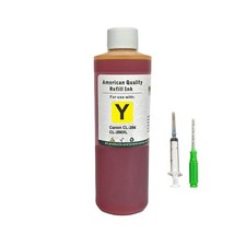 250ml Premium Ink Refill Bottle Kit Yellow for Canon CL-286 CL-286XL Refill Ink