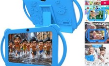 Kids Tablet 7 inch Android 12.0 for Toddler, 4GB RAM 32GB ROMtooth IPS Blue