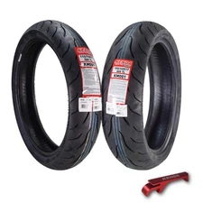 Kenda KM1 110/70R17 & 150/60R17 Sport Touring Motorcycle Tires w/ Keychain-2 pk