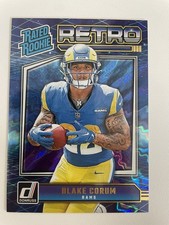 2024 Donruss Rated Rookie Retro #10 Blake Corum RC Insert Los Angeles Rams SP