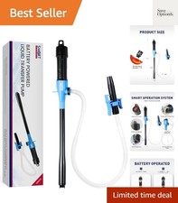 Cordless Fuel Transfer Pump, Battery Powered Fluid Transfer Pump, Max 3 GPM