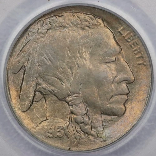 1913-S Type 2 5c Buffalo Nickel - PCGS AU 58 CAC