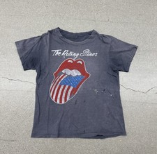 True Vintage 1981 The Rolling Stones Original North America Tour Tee Faded M