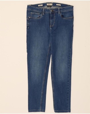 DACK'S Damen Crop Slim Jeans IT 44 Medium W30 L25 Blau Baumwolle BM06