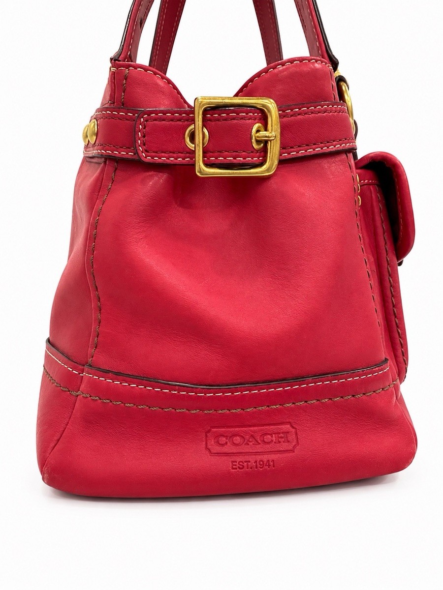 Vintage Coach 65th Anniversary Legacy Raspberry Double Turnlock | eBay