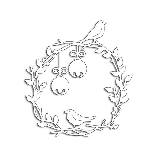 Penny Black Creative Cutting Dies - Birds On A Wreath 51-482