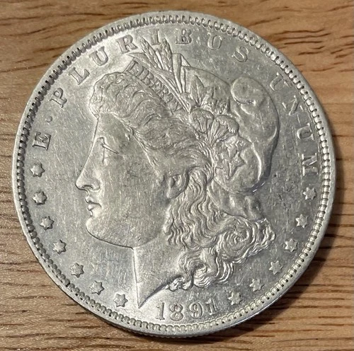 Morgan 1891-O Silver Dollar $1 Coin New Orleans Mint Circulated 0.9 Fine Silver