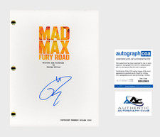 TOM HARDY AUTOGRAPH SIGNED MAD MAX FURY ROAD FULL SCRIPT SCREENPLAY ACOA