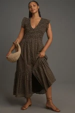 Peregrine Midi Dress Anthropologie - Large