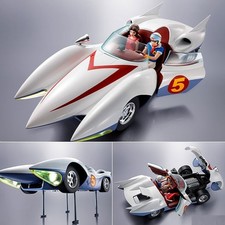 Chogokin Mach GoGoGo Speed Racer Mach 5 die-cast 1/18 model Bandai Tamashii