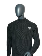 Vintage Harley-Davidson Strickpullover Schwar...
