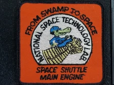 Vintage NASA Space Shuttle Main Engine Patch 3.5" National Space Tech Lab