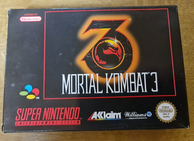 SNES 1 OVP wählen Mortal Kombat II- Mortal Kombat 3 - Dongkey Kong- nur Box