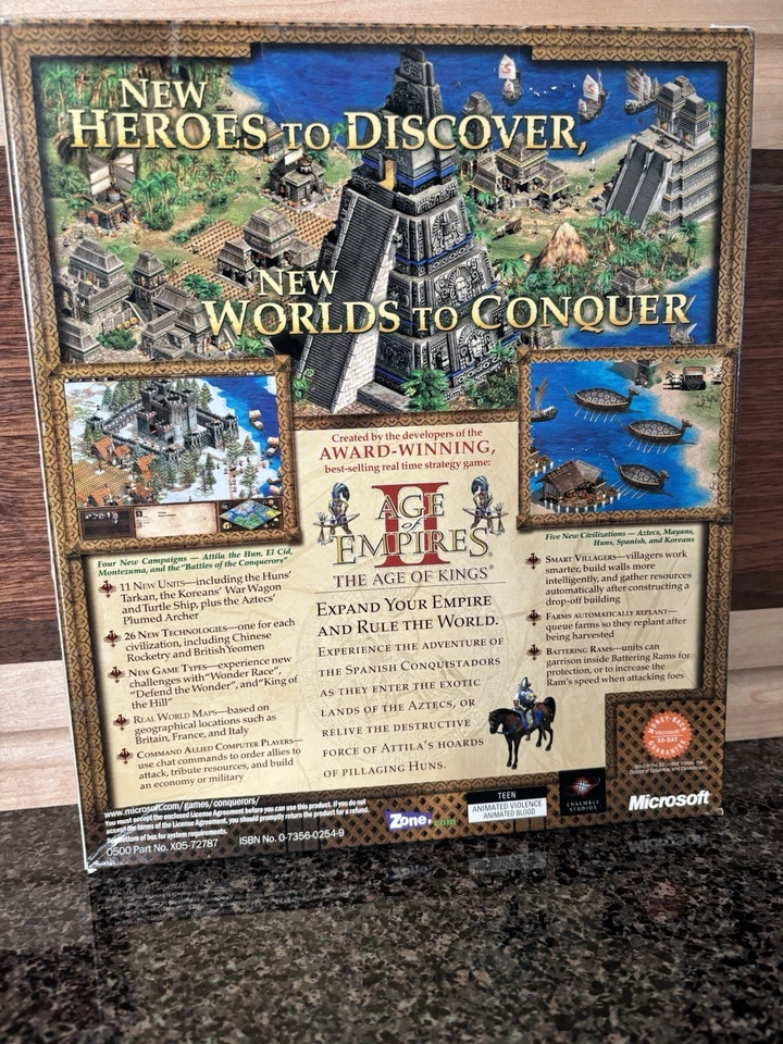 Age of Empires II: The Conquerors Expansion (PC, 2000) *NIB* - Image 4 of 4