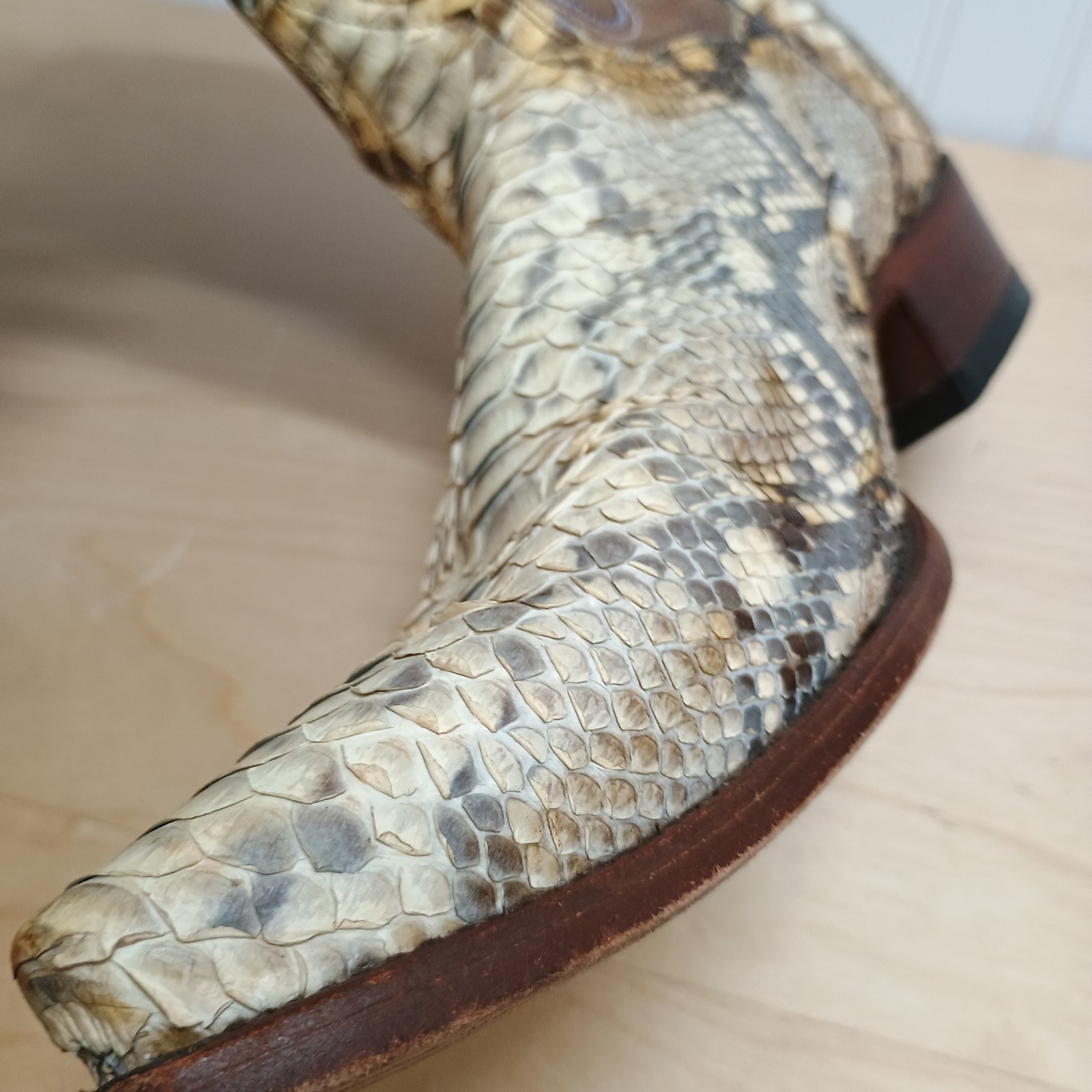 Dan Post Orlando Matte Finish Python Boots Natura… - image 7