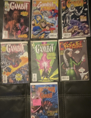 Marvel Comics Gambit Comic Book Lot, Modern Age, Color