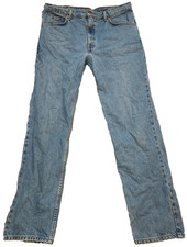 Vtg 90's Levi's 604 Straight Leg Men's W36 L32 Orange Tab Denim Jeans Blue