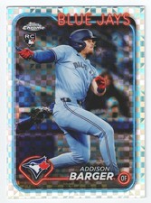 2024 Topps Chrome Update Addison Barger Rookie RC X-Fractor Refractor #USC159