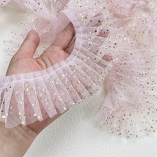 Mesh Stoff Dekoration N&auml;hen DIY Hut Kopfbedeckung Spitzendetails