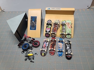 Rare Tech Deck Birdhouse Black Tony Hawk Dark Star Ramp Lot Of 8 Skate Boards 