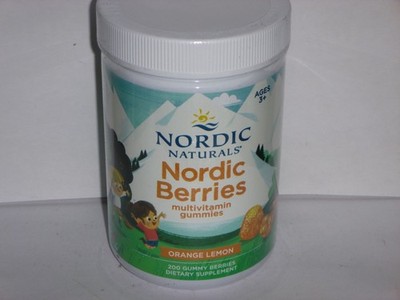 Nordic Naturals Nordic Berries Multivitamin Vitamins & Nutrients 200Ct Exp10/26