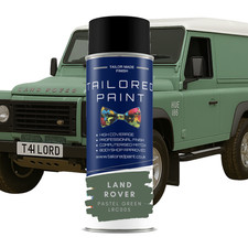 LAND ROVER PASTEL GREEN LRC005 COACH ENAMEL AEROSOL SPRAY PAINT DIRECT GLOSS