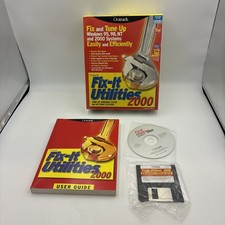 Fix-It Utilities 2000 PC CD fix recovery hard drive files diagnostics repair 