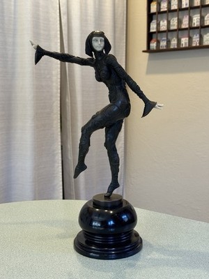 Art Deco Sculpture Coy Dancer - Ferdinand Preiss