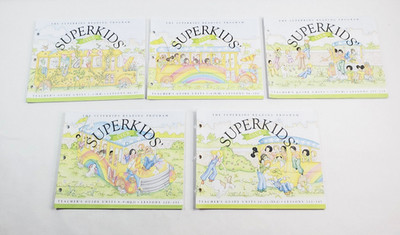 Lot of 5 Superkids Club Second Grade Teachers Guides Units 1-11 Homeschooling